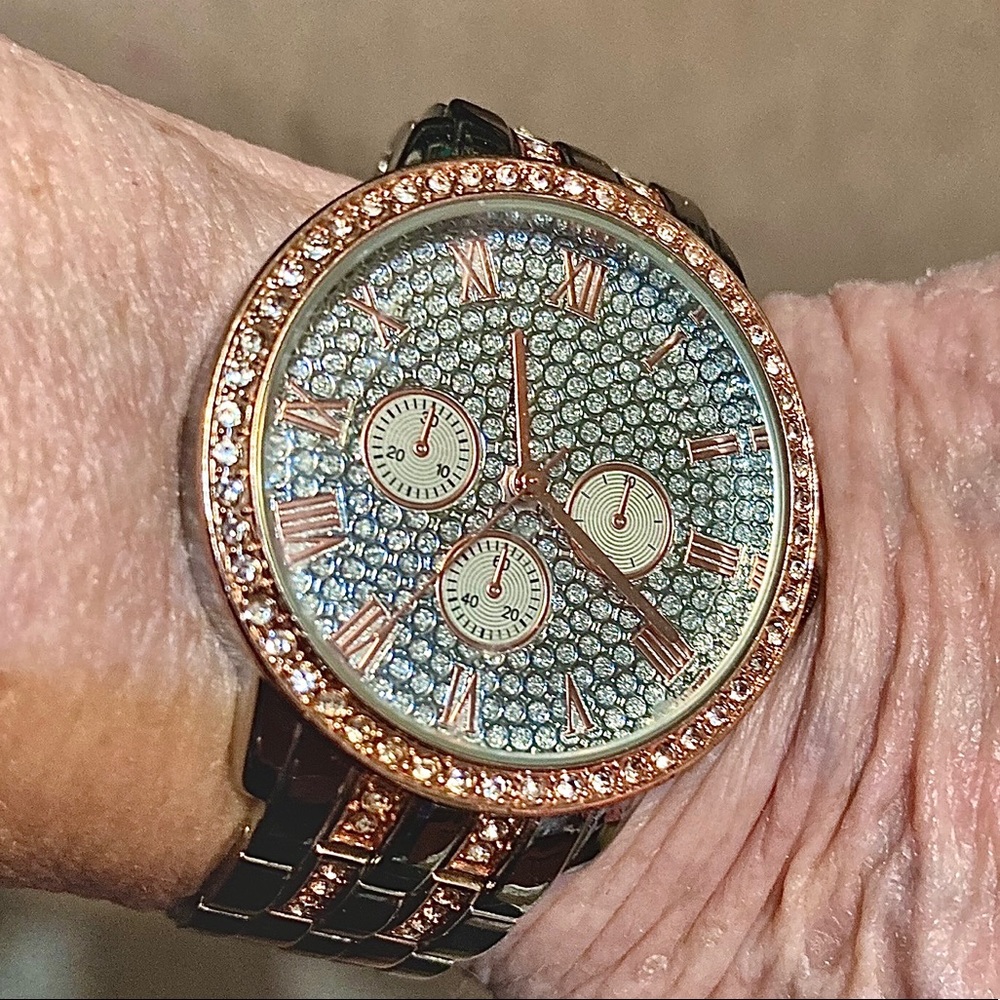 FMD rhinestones quartz watch